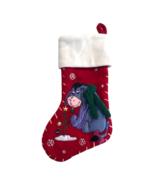Eeyore Felt 3D Christmas Stocking 17&quot; Winnie the Pooh Disney Store Plush... - $452.77 MXN