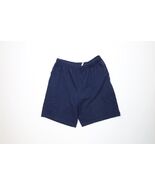 Vintage Y2K Streetwear Mens Large Distressed Blank Above Knee Shorts Nav... - $546.95 MXN