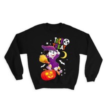 Dalmatian Halloween : Gift Sweatshirt Pumpkin Trick or Treat Skull Bat Kids Broo - $28.95