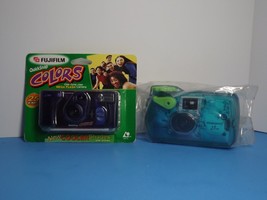 Pair of FujiFilm QuickSnap Cameras - Waterproof & Colors Mega Flash New (I) - $26.72