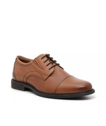 Hush Puppies Men&#39;s Cairo Oxford Tan Leather Lace Up Dress Shoes - $838.03 MXN