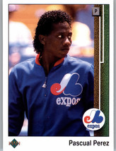 1989 Upper Deck 498 Pascual Perez  Montreal Expos - £0.77 GBP