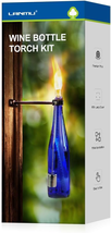 Wine Bottle Torch Kit, Outdoor Patio Wall Mount Holder with Wick, Porch ... - $17.37