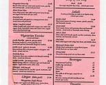 Side St. Cafe Menu Hungarian Cuisine Homberg Drive Knoxville Tennessee 1... - $17.82