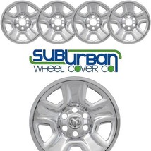 2019-2025 Ram 1500 Tradesman # IMP99X 18" 5 Spoke Chrome Steel Wheel Skins SET/4 - £86.90 GBP