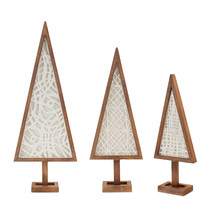 Framed Tree (Set of 3) 19&quot;H, 23&quot;H, 29&quot;H Paper/Wood/MDF - £112.09 GBP