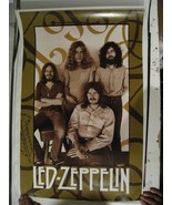 Led Zeppelin Poster Band Shot 3 Era Vintage - $243.70 CAD