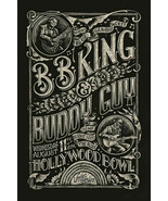 BB King &amp; Buddy Guy at Hollywood Bowl STICKER Big &amp; Unframed - $9.50