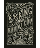 BB King &amp; Buddy Guy at Hollywood Bowl STICKER Big &amp; Unframed - £7.47 GBP