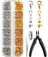 1200 Pcs Crimp Beads Kit for Jewelry Making, Crimp Beads, Crimp Covers, ... - €12,03 EUR