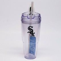 WHITE SOX Double Wall Insulated Cup With Straw - 9 INCHES Tall QUENCH BR... - $19.69