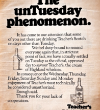 1970 Teacher&#39;s Scotch Whisky Advertisement Vintage Distillery Liquor F15P - $460.08 MXN