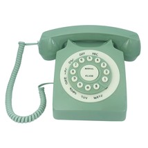 Retro Corded Landline Phone, Classic Vintage Old Fashion Telephone For Home &amp; Of - $64.15