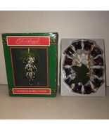 Vintage Stained Glass Bell Cluster Christmas Around The World IOB - $17.71 CAD