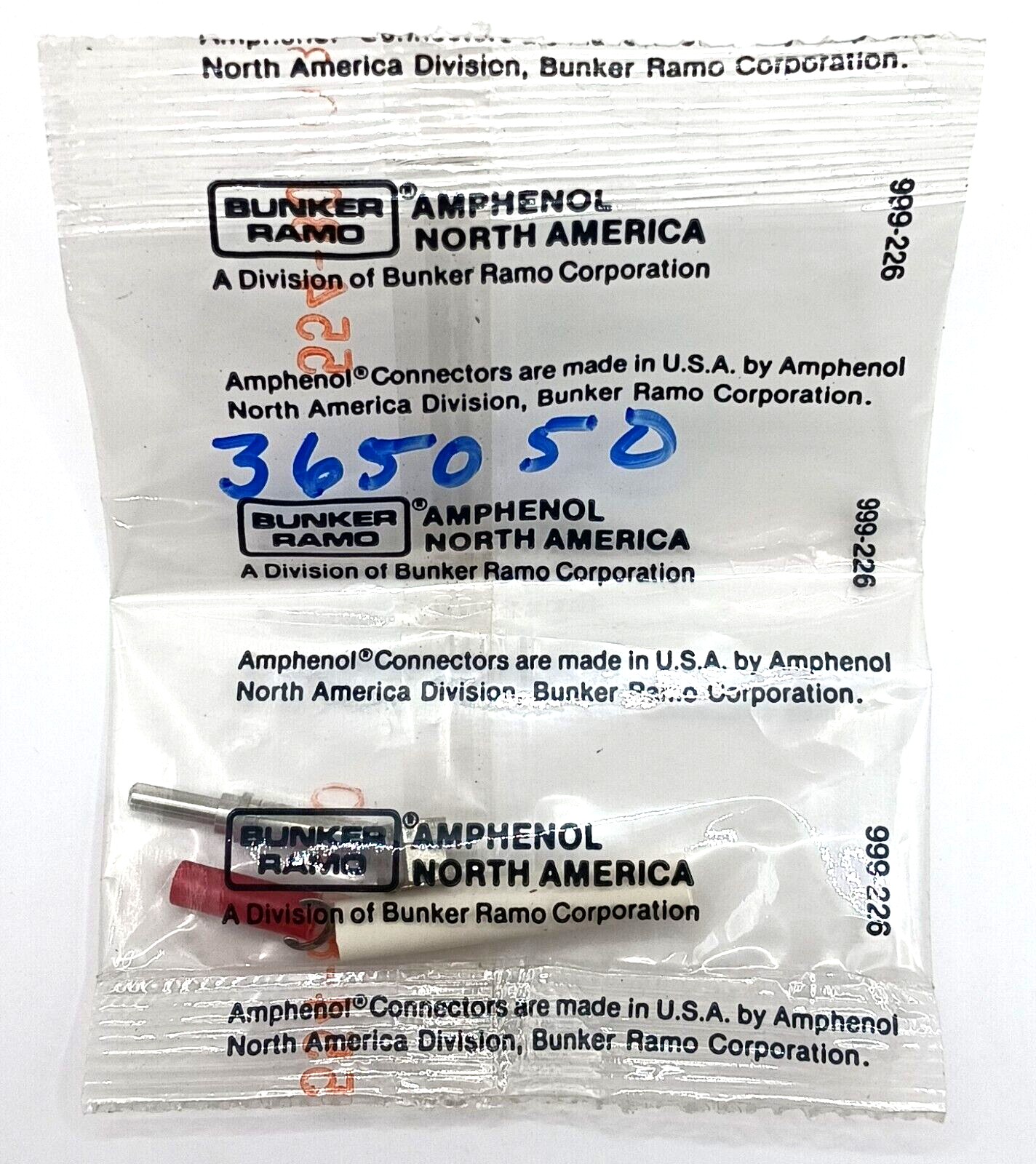 BUNKER RAMO Amphenol North America 999-226 - $4.99
