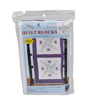 Jack Dempsey Needle Art Butterflies and Flowers 18 Inch Quilt Blocks - £12.51 GBP