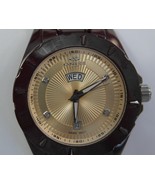 ONISS PARIS ON8013-M Quartz Diamonds Sapphire Burgundy Men&#39;s Wristwatch ... - £174.24 GBP