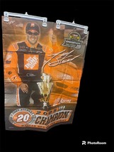 Nascar Racing Flag Banner 2005 Tony Stewart #20 Home Depot 36.5 in/ 28 in - £11.68 GBP
