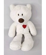 Baby Gund Take Along Teddy Bear White Red Heart 4060251 Plush Toy 11&quot; - $32.62