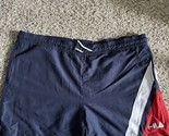 Fila Men&#39;s Size Chino Shorts Sport Golf Blue Polyester DrawString Size 38 - $10.39