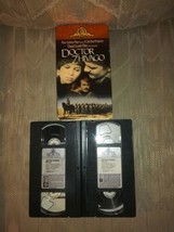 Doctor Zhivago VHS 1988 2 Tapes PG 3 Hrs 20 Min Color MGM Omar Sharif Vintage - £6.21 GBP