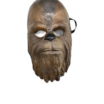 Childs Chebacca Star Wars Halloween Hard Plastic Face Mask Rubie&#39;s - $13.99