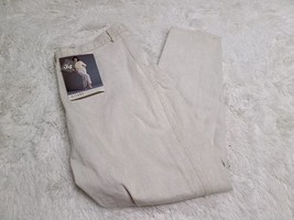 Vintage NWT Gitano Mom Jeans Women&#39;s 34 High Rise Waist Tapered Leg Light Gray - £14.39 GBP