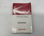 2008 Toyota Camry Owners Manual Handbook OEM F04B55006 - £32.35 GBP
