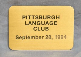 Vintage Pittsburgh Language Club Advertising Pocket Address Book g50 - £7.38 GBP