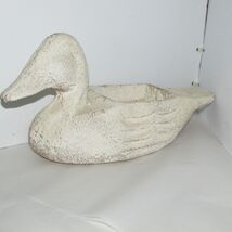 PAPER MACHE DUCK w/light spray of texture needs decoration  (sew rm clst) - $4.20