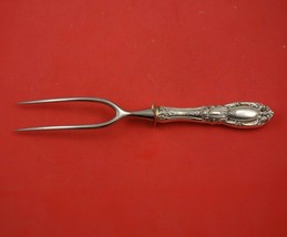 King Richard by Towle Sterling Silver Roast Carving Fork HH WS 11 1/4&quot; Serving - £123.78 GBP