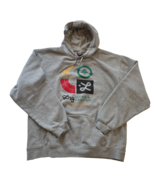 Lrg Cothing Sweatshirt Hoodie Woman&#39;s XL Gray Logo Giraffe Skater Y2K St... - $32.98 CAD