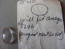 Vintage Omega Crystal AA5296  15 x 10 NOS - $551.17 MXN