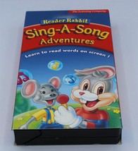 The Learning Company Reader Rabbit Sing-A-Song Adventures (VHS, 2000) - £2.93 GBP