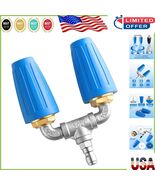 Stainless Steel Dual Nozzle Pressure Washer - 4000 PSI High Efficiency C... - $75.52 CAD