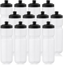 12 Pack Sports Squeeze Water Bottles 25 Oz Sports Water Bottles with Eas... - £54.77 GBP