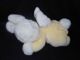 9" Vintage 1992 Hallmark Baby White Yellow Bunny Rabbit Stuffed Animal Plush Toy - $37.05