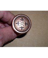Drawer Cabinet Knob Pull Laurey Rose Brass Lot Of 12 New Unused - $109.99