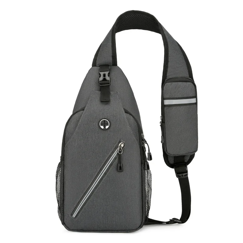 New Style Men&#39;s Chest Bag Cycling Sports Leisure Crossbody Single Should... - £34.30 GBP