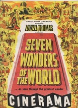 Seven Wonders of the World CINERAMA Souvenir Book Lowell Thomas 1956 - $11.88