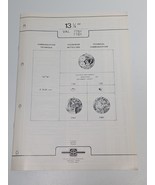 Valjoux 13-1/4 Cal 7751 7761 Technical Communication Bulletin Parts Diag... - $55.56 CAD