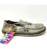 Sanuk x Grateful Dead Vagabond ST Tie Dye Hemp Surfer Slip On Comfort Shoes - $65.71 CAD