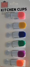 Kitchen Magnetic Clips All-Purpose Non-Slip 6/Pk 6 Colors - $4.94