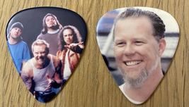 Metallica 2 x Guitar Pick Lot James Hetfield Plectrum Rock - $4.99