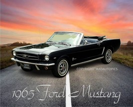 1965 FORD MUSTANG Convertible Beautiful Premium Photo Print 8&quot; x 10&quot; GRE... - £11.50 GBP