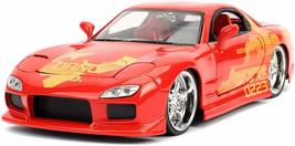 Jada Toys Fast &amp; Furious 1:24 Orange JLS Mazda RX-7 Die-cast Car, Toys f... - $29.07