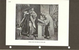 Vintage Biblical Image of Josiah and the Book of the Law #2-10 - 1970 - £9.43 GBP