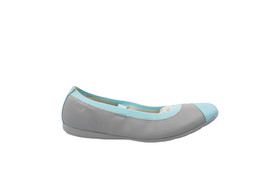 [05821] Clarks Dancebrite Jnr Kids Girls Grey Leather Ballerina - $74.95