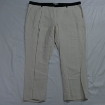 Gap 20 Beige Tailored Crop Stretch Dress Pants - £9.39 GBP