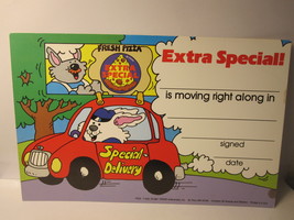 1987 Teacher Classroom Supplies: 9&quot;x5&quot; Motivation Award: Extra Special (... - $1.00